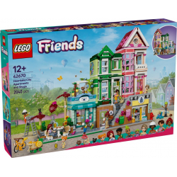 Klocki LEGO 42670 Mieszkania i sklepy w mieście Heartlake FRIENDS